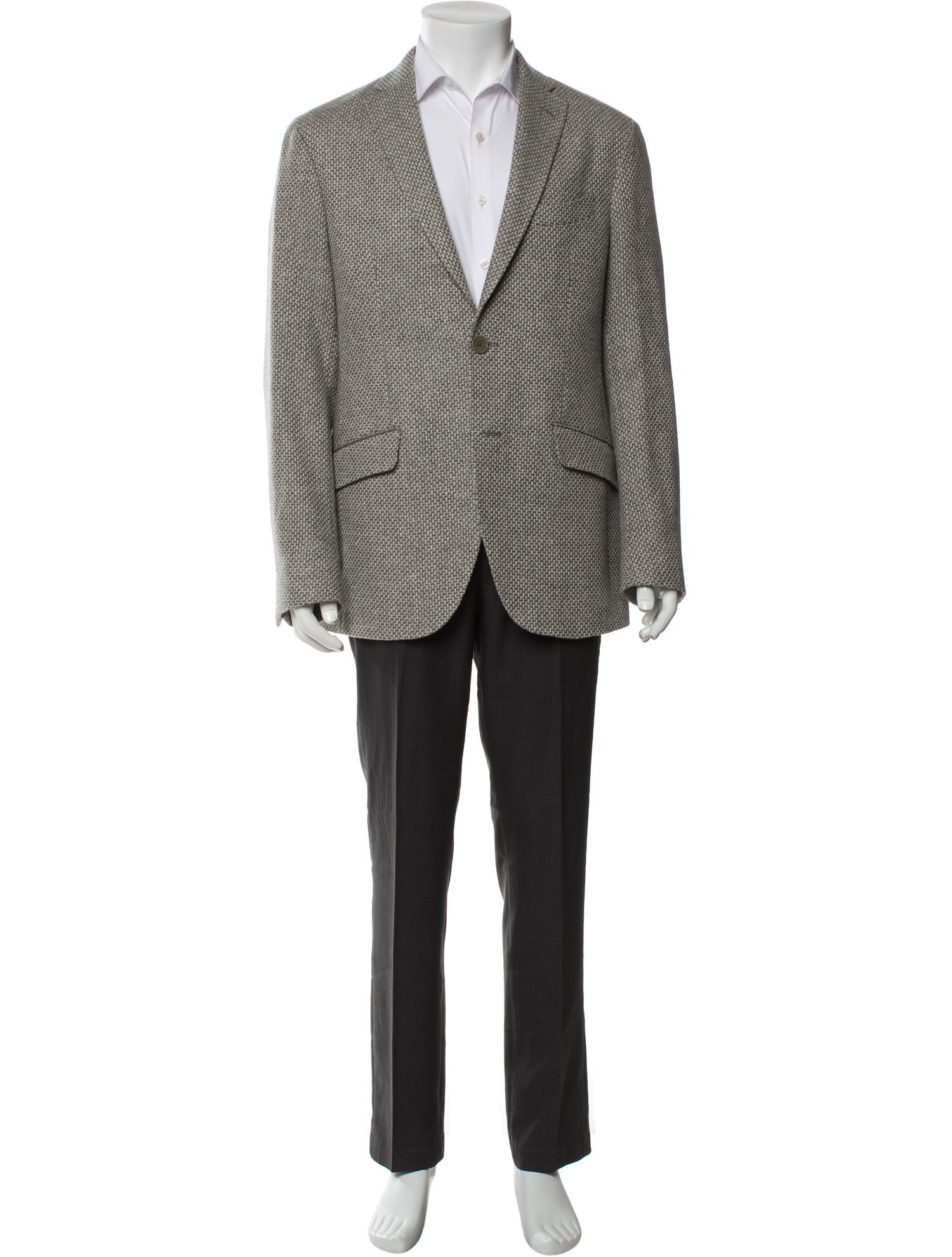 Etro Wool Printed Overcoat