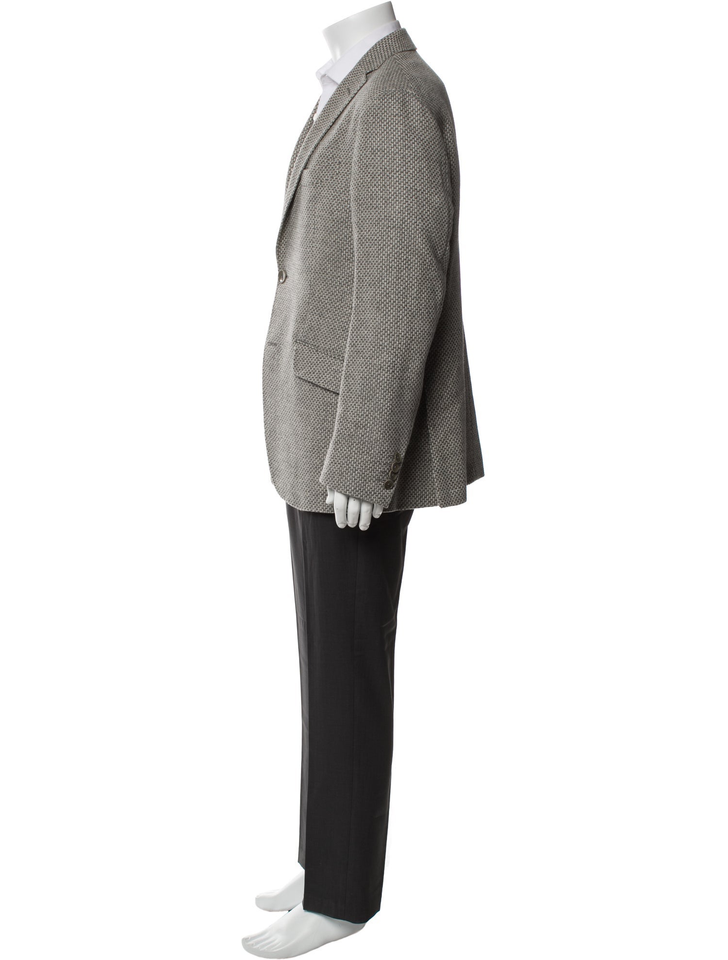 Etro Wool Printed Overcoat