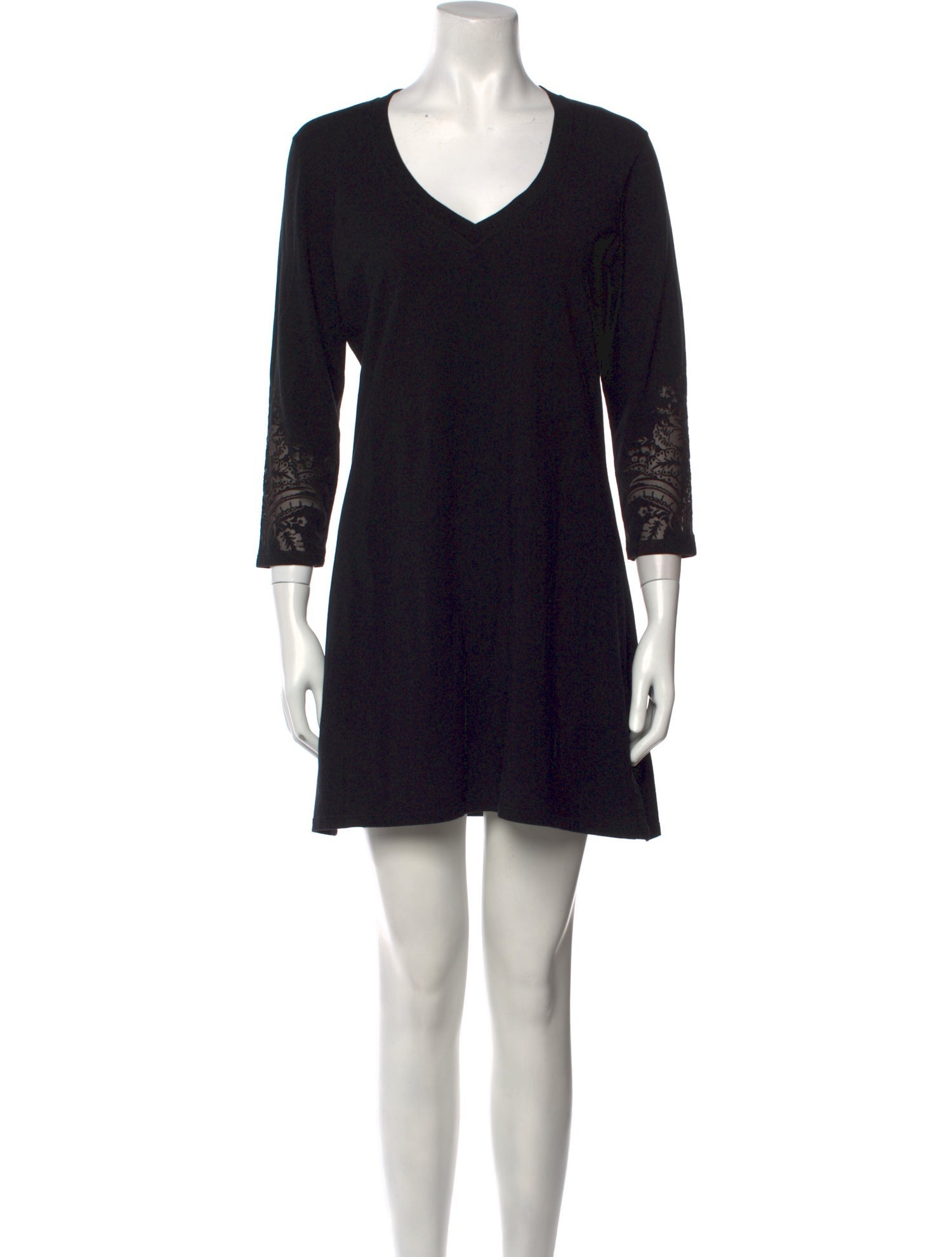 Etro V-Neck Mini Dress