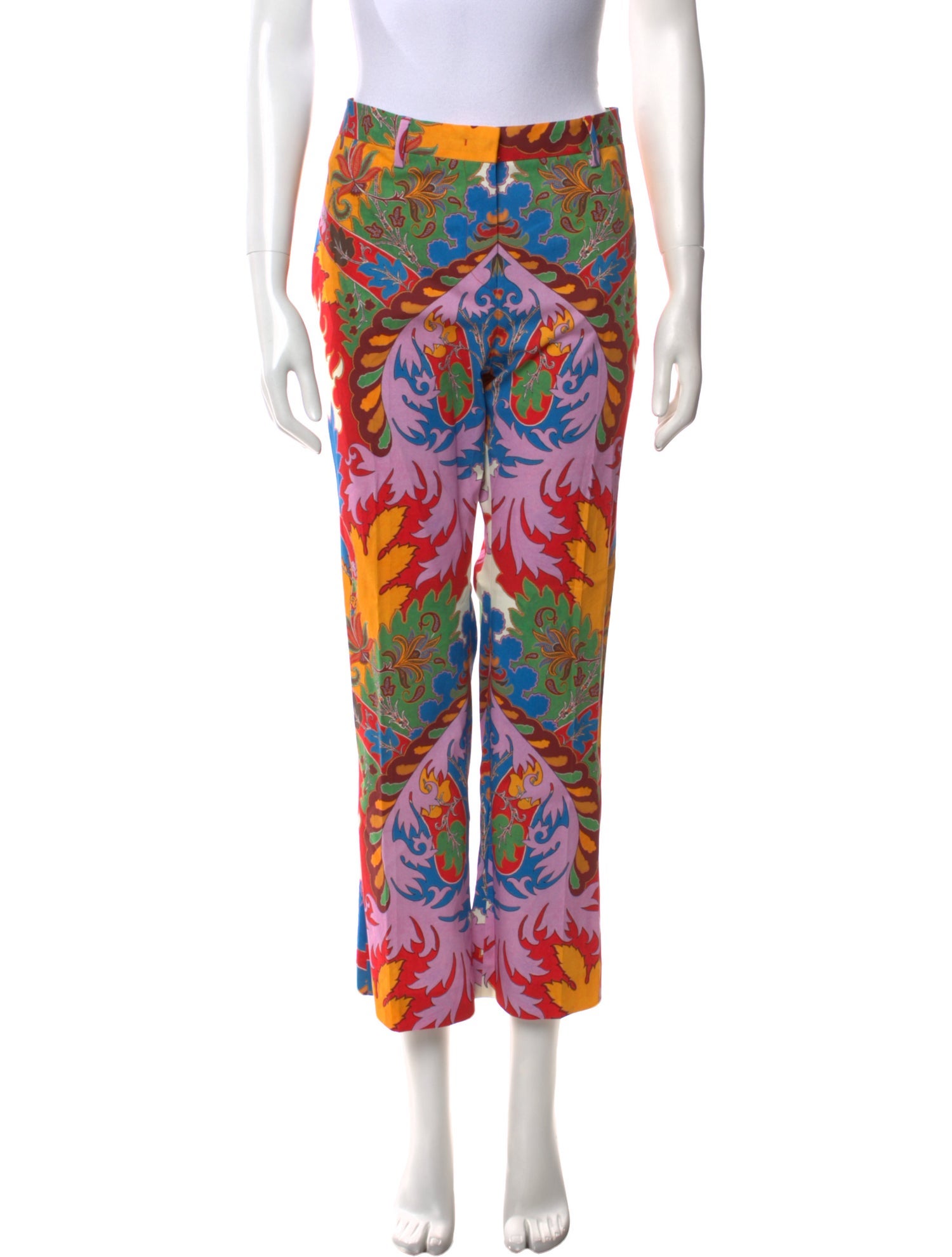 Etro Paisley Print Wide Leg Pants