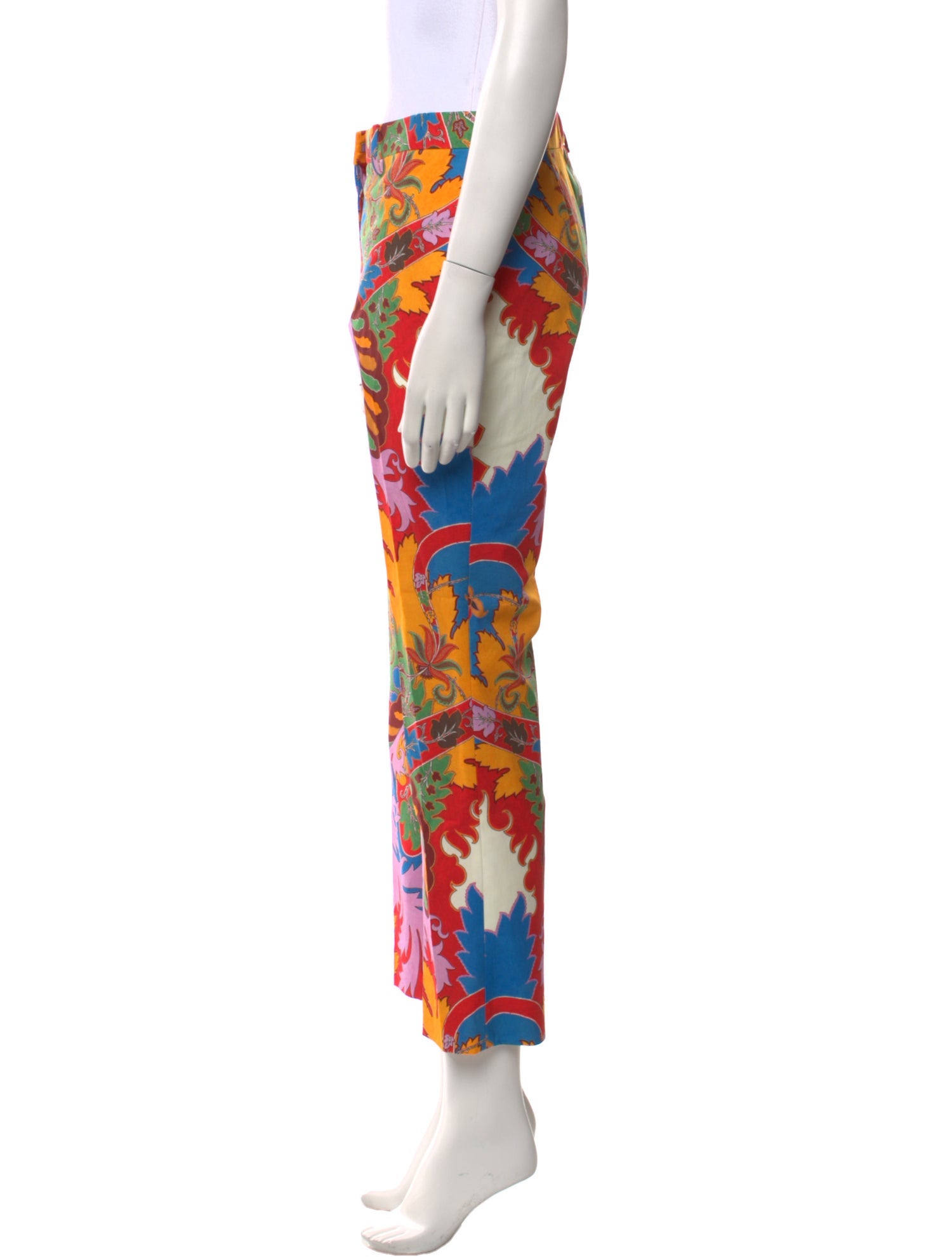 Etro Paisley Print Wide Leg Pants