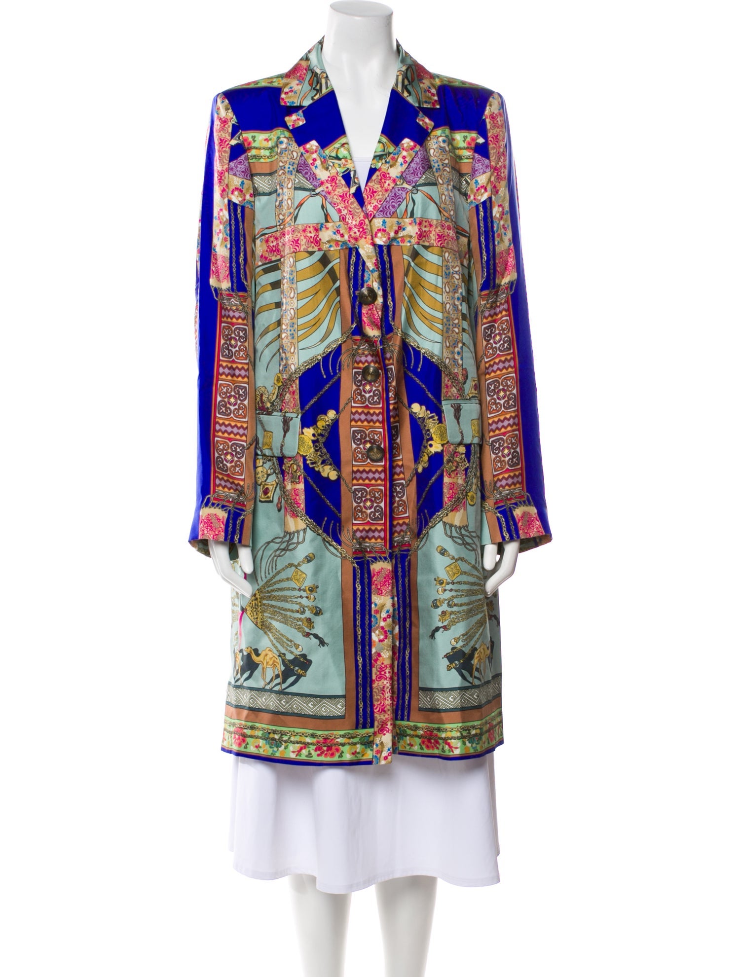Etro Silk Floral Print Evening Jacket w/ Tags