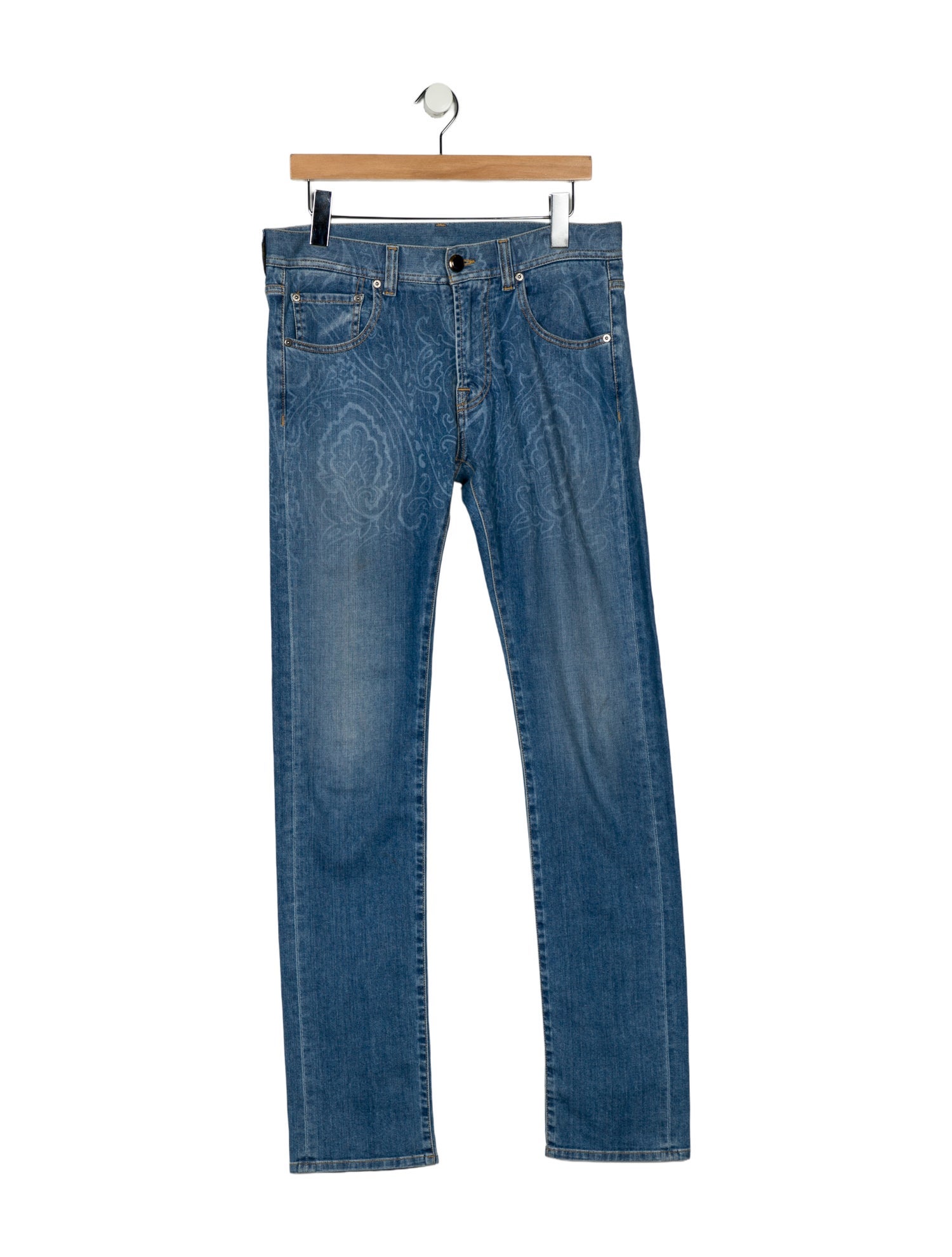 Etro Mid-Rise Straight Leg Jeans