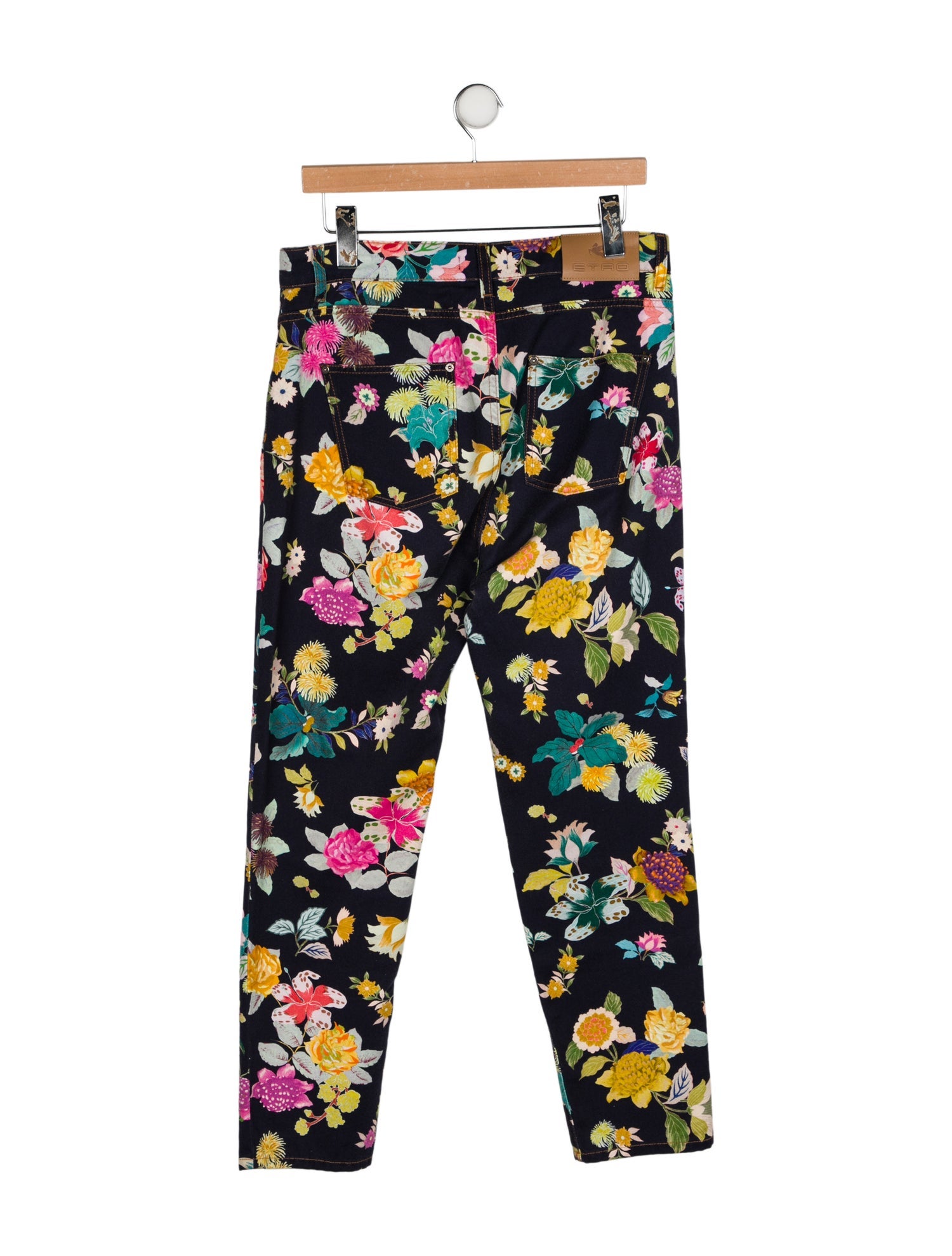 Etro High-Rise Straight Leg Jeans