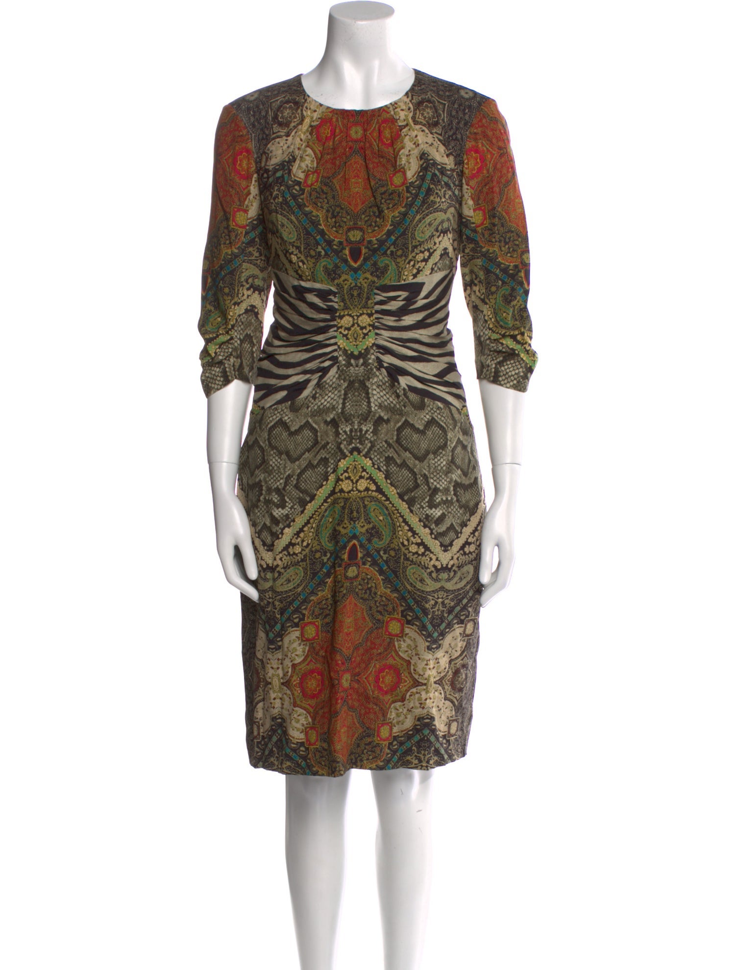 Etro Silk Knee-Length Dress