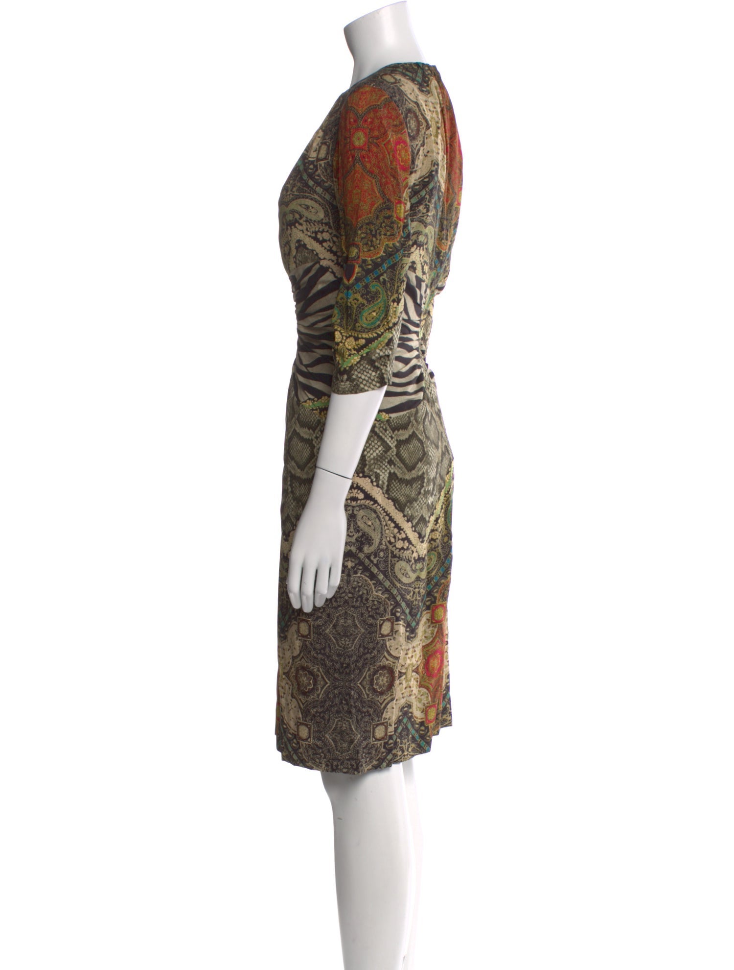Etro Silk Knee-Length Dress