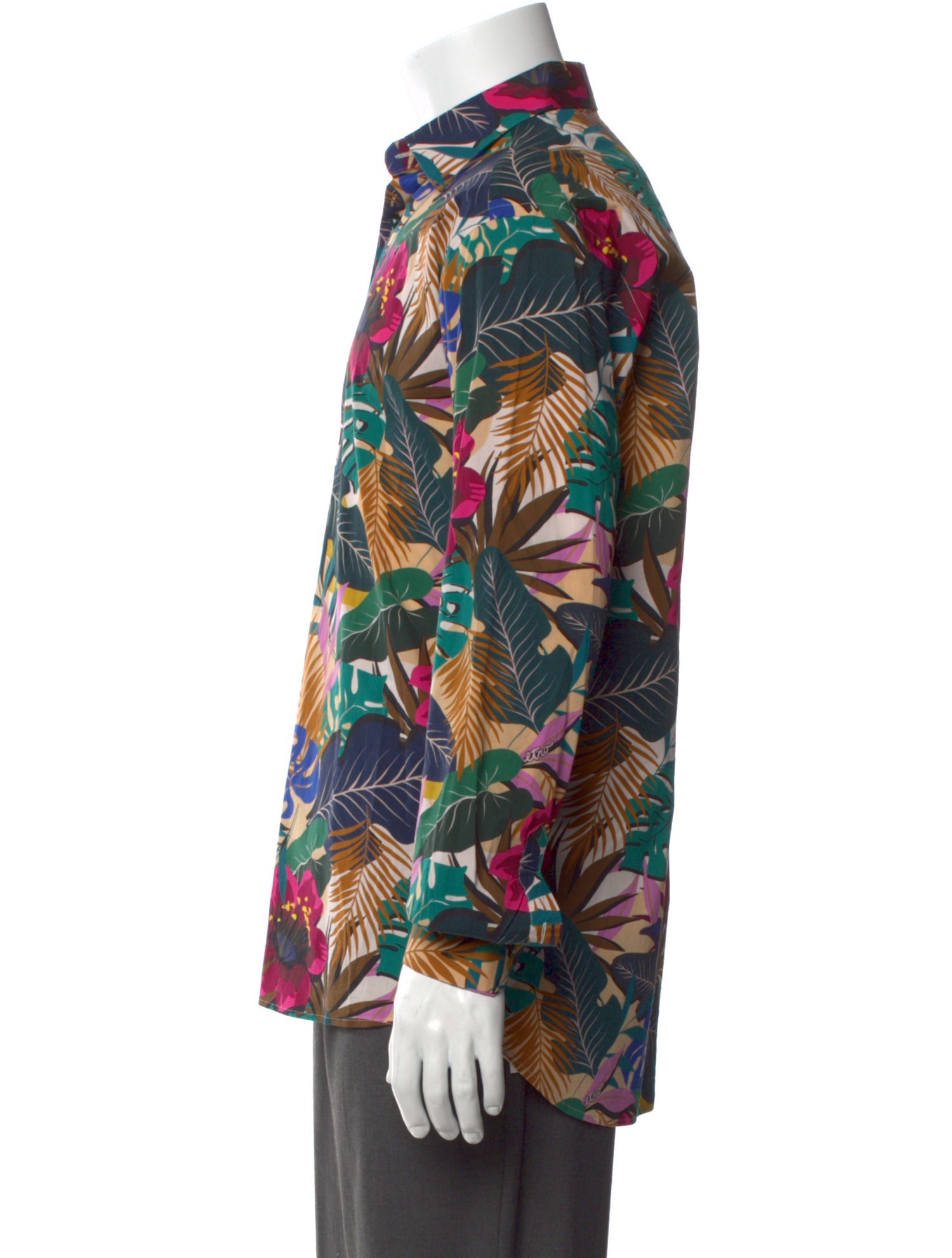 Etro Floral Print Long Sleeve Shirt