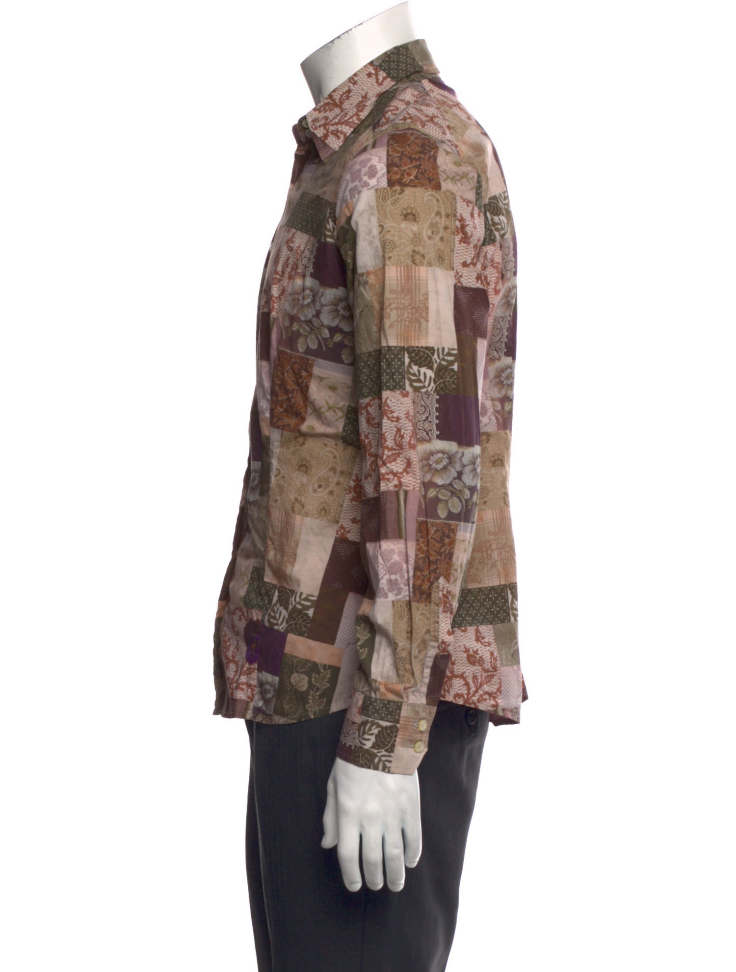 Etro Floral Print Long Sleeve Shirt