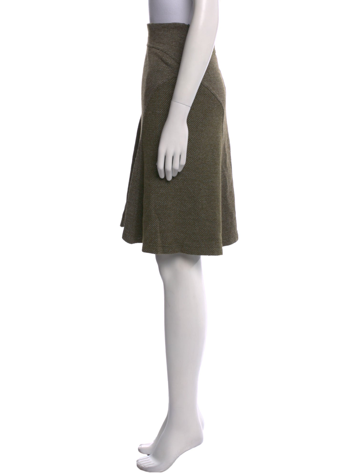 Etro Ruffle Embellishment Knee-Length Skirt