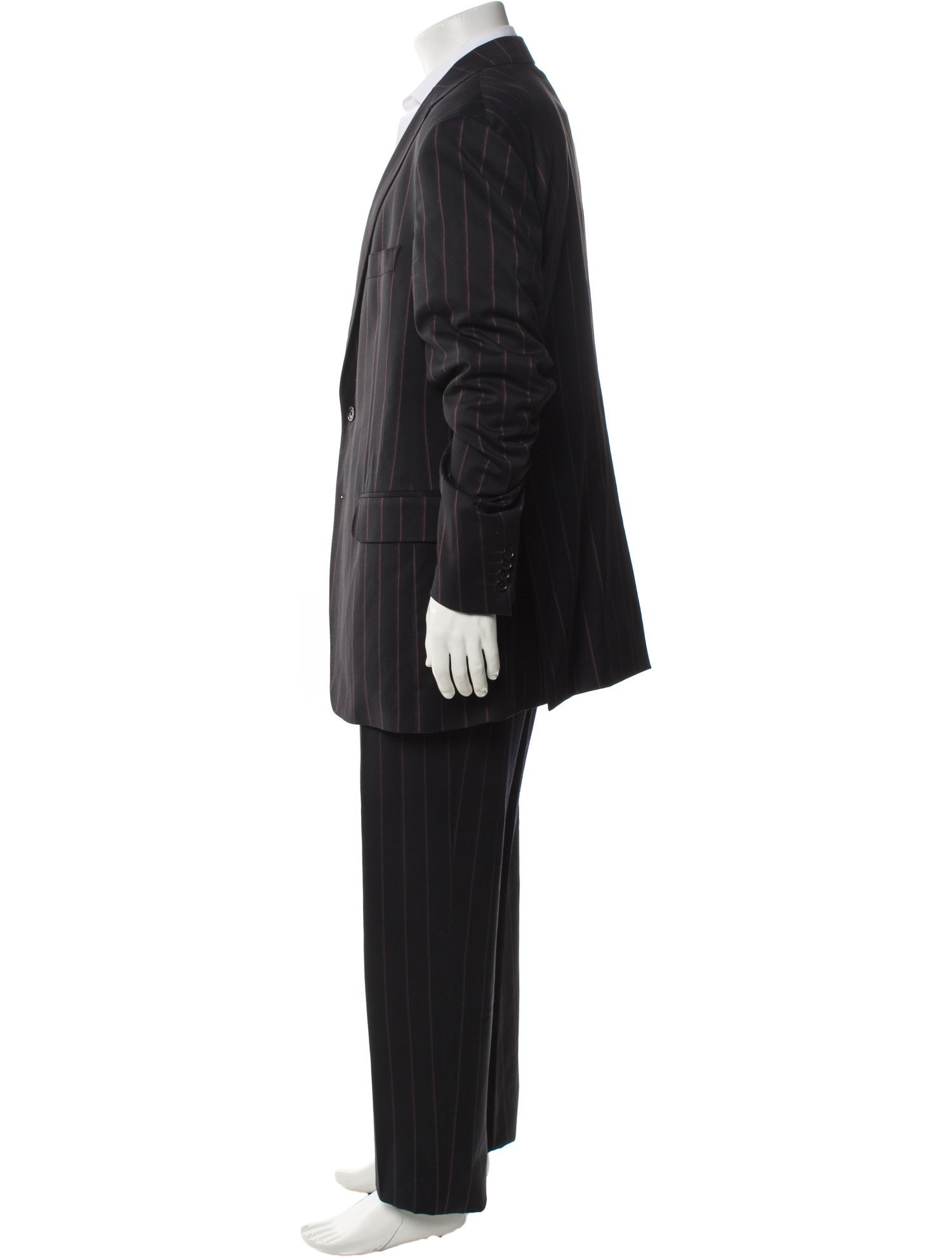 Etro Wool Striped Two-Piece Suit