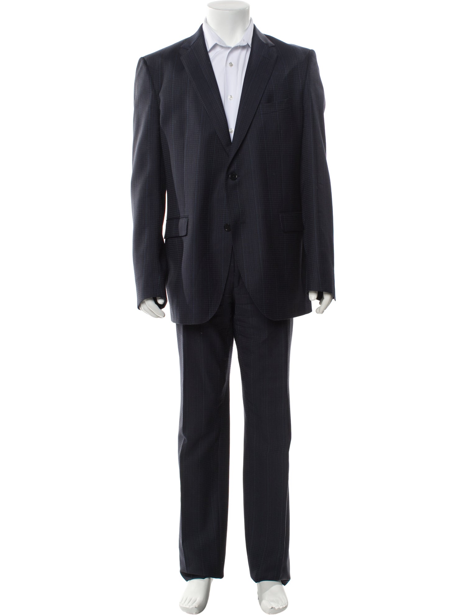 Etro Wool Striped Two-Piece Suit