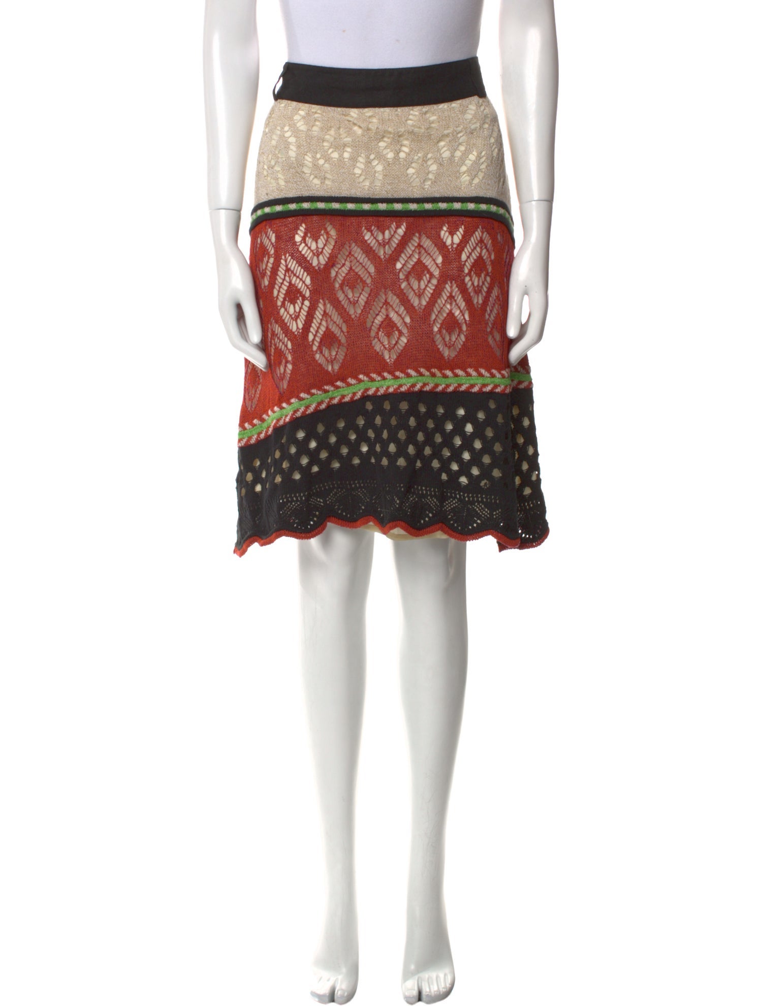 Etro Printed Knee-Length Skirt