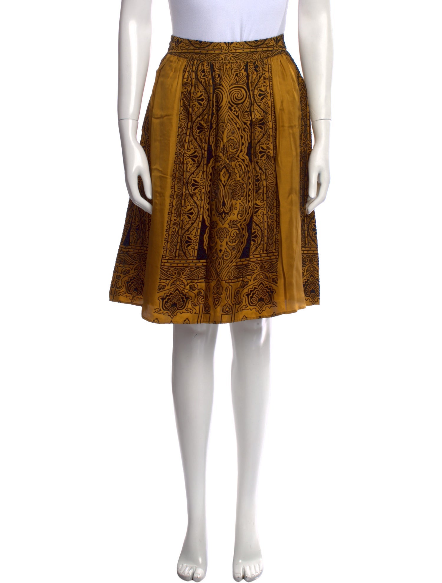 Etro Silk Knee-Length Skirt
