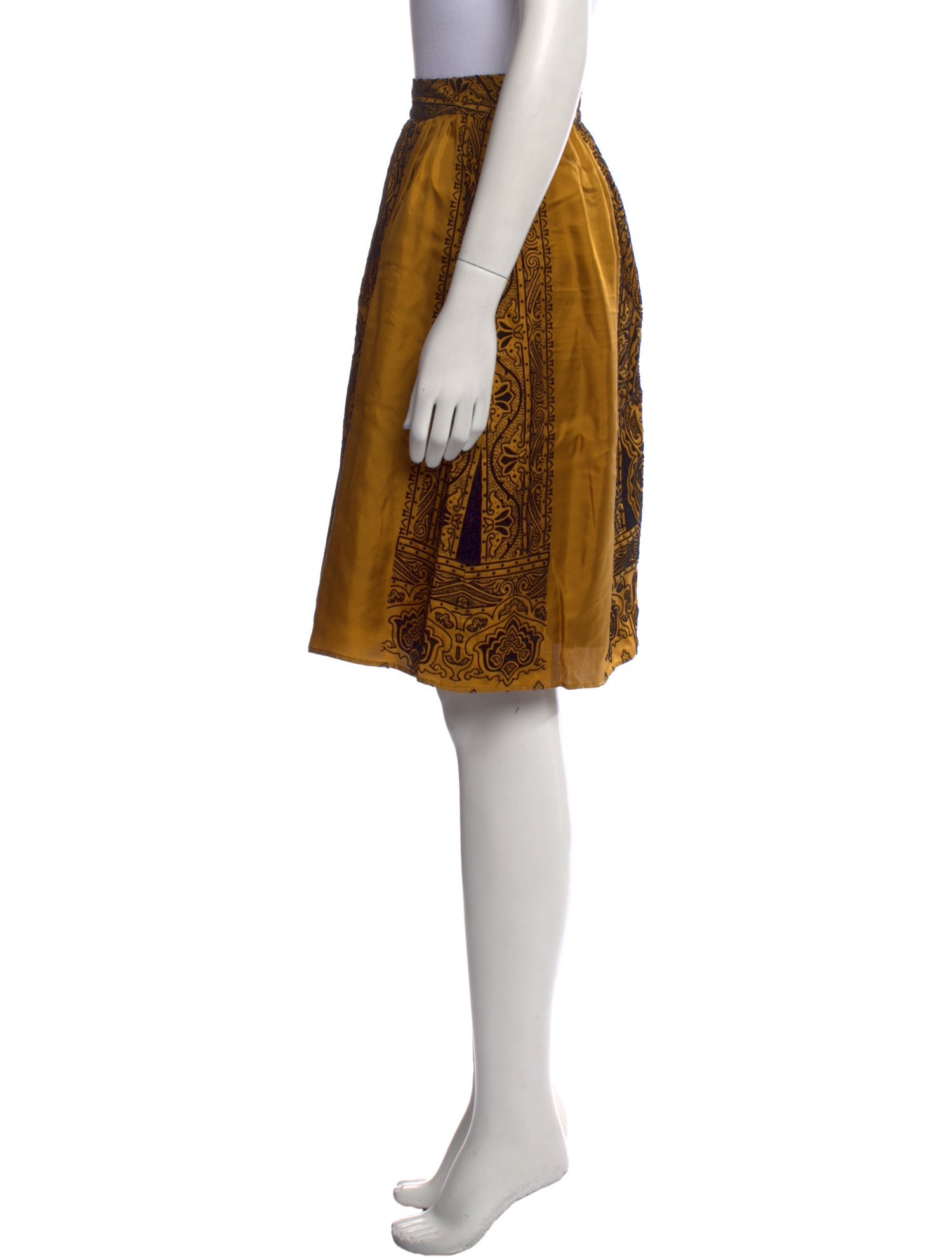 Etro Silk Knee-Length Skirt