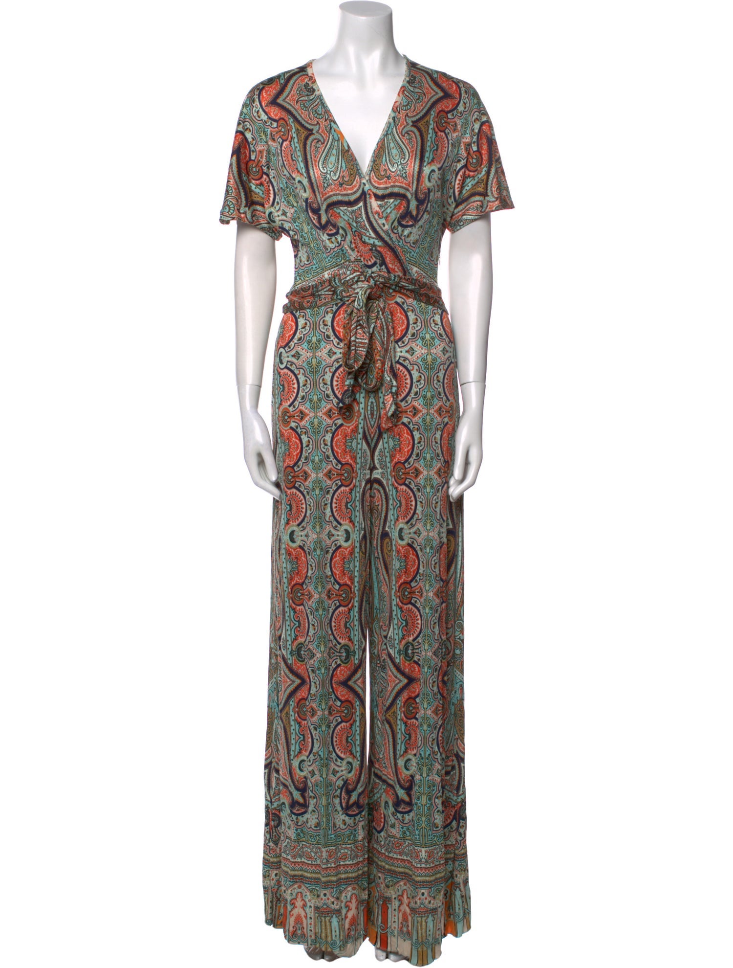 Etro Silk Printed Jumpsuit