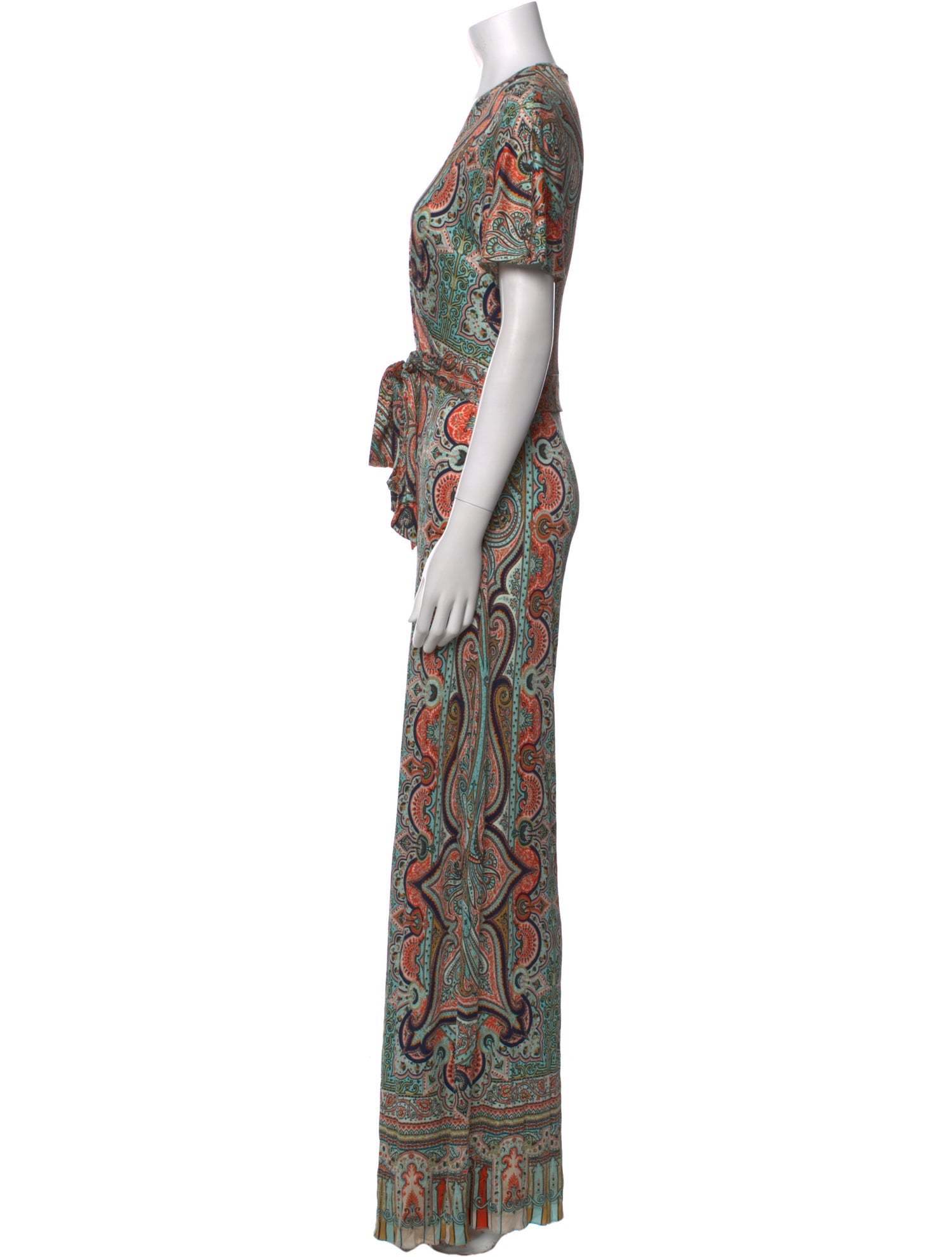 Etro Silk Printed Jumpsuit