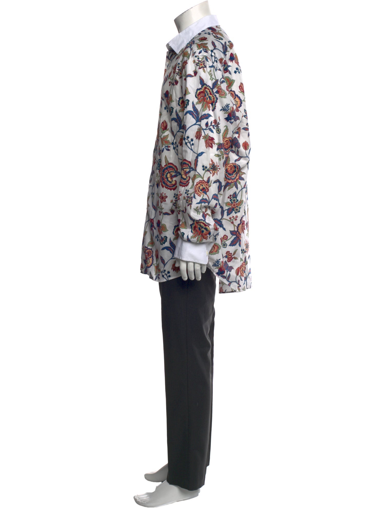 Etro Floral Print Long Sleeve Shirt