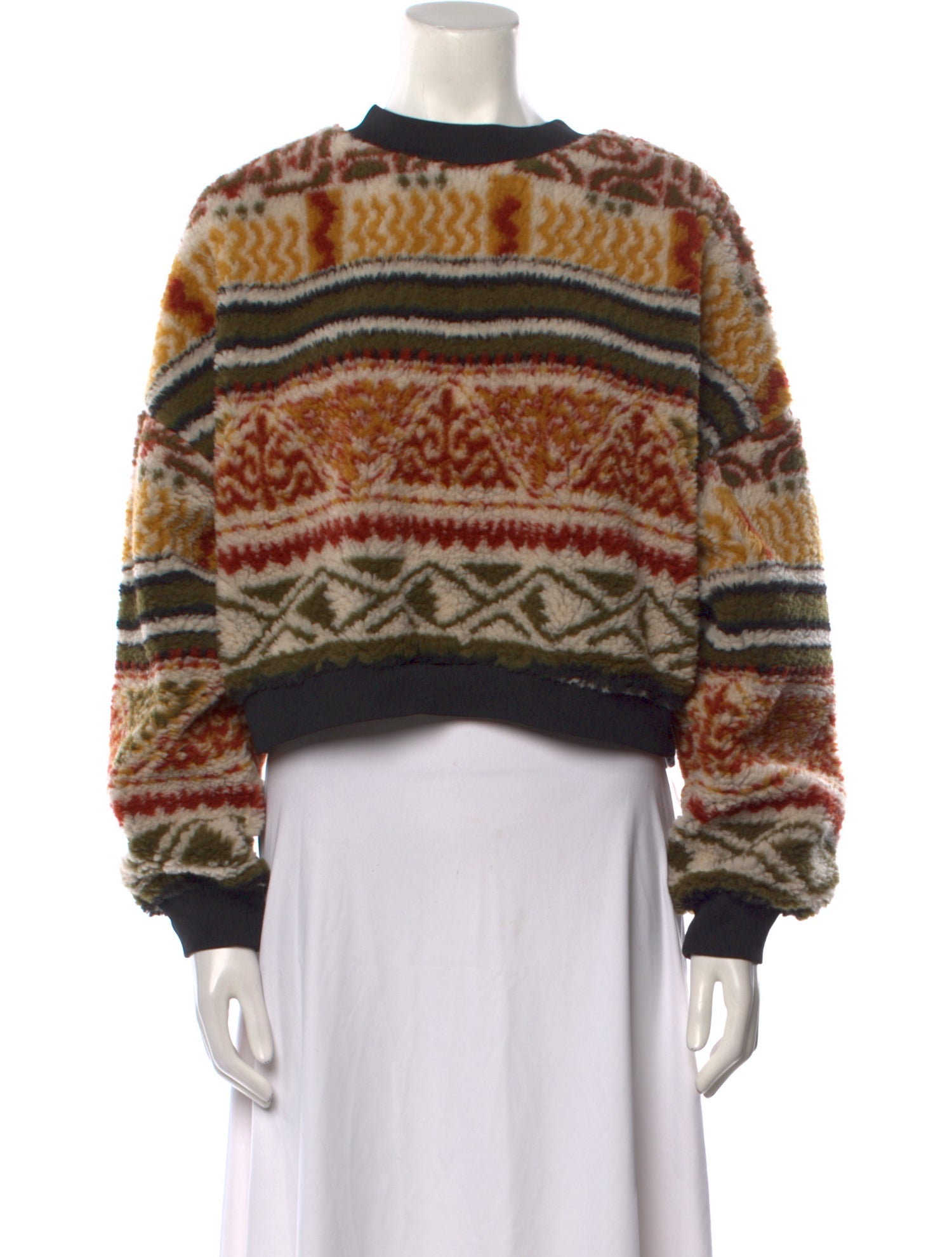 Etro Printed Scoop Neck Sweatshirt