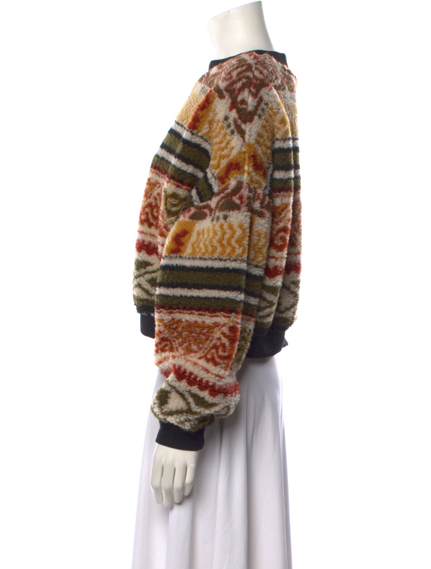 Etro Printed Scoop Neck Sweatshirt