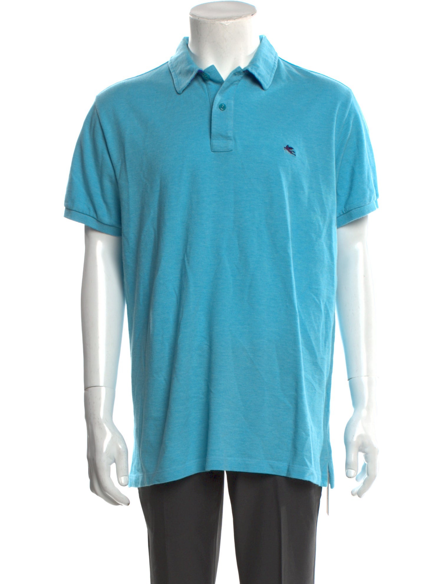 Etro Collar Short Sleeve Polo Shirt