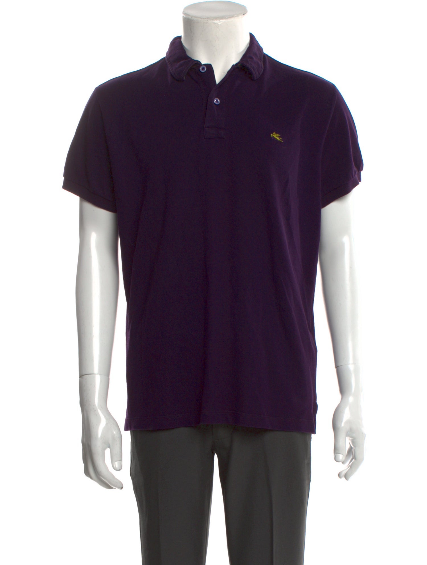 Etro Collar Short Sleeve Polo Shirt
