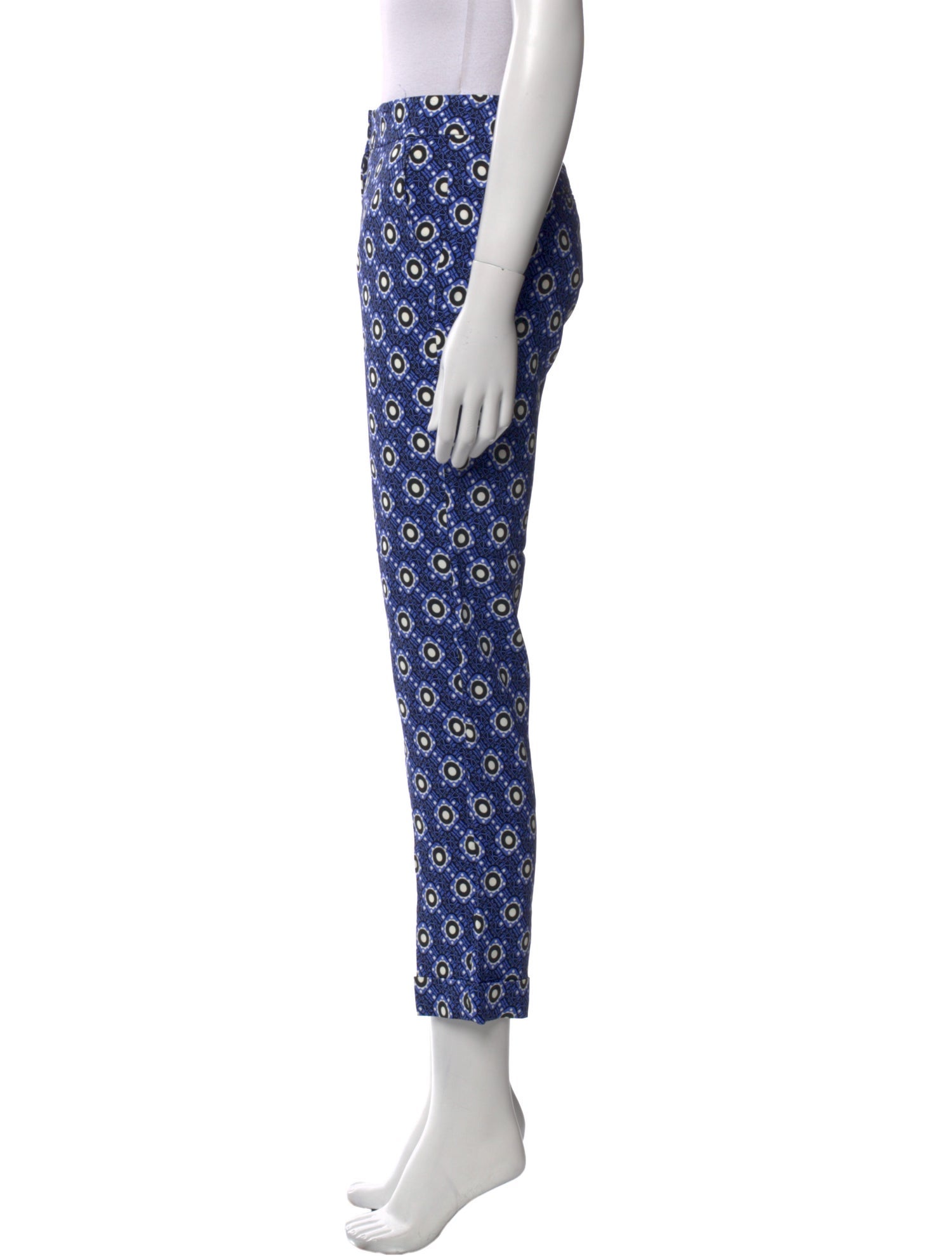 Etro Printed Straight Leg Pants