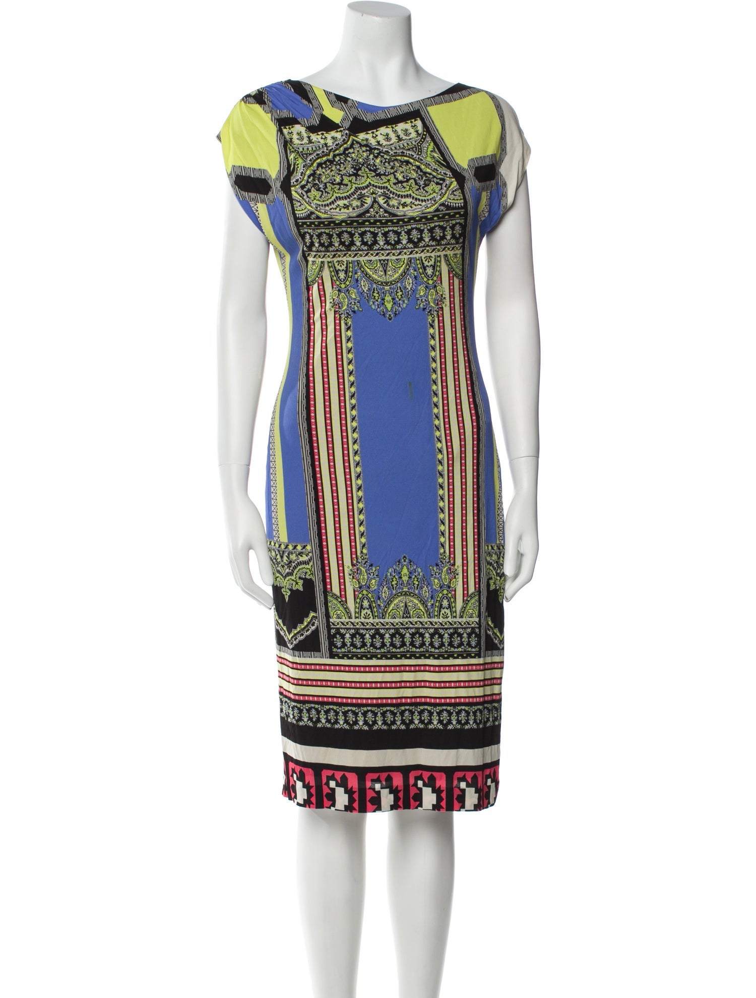 Etro Printed Knee-Length Dress
