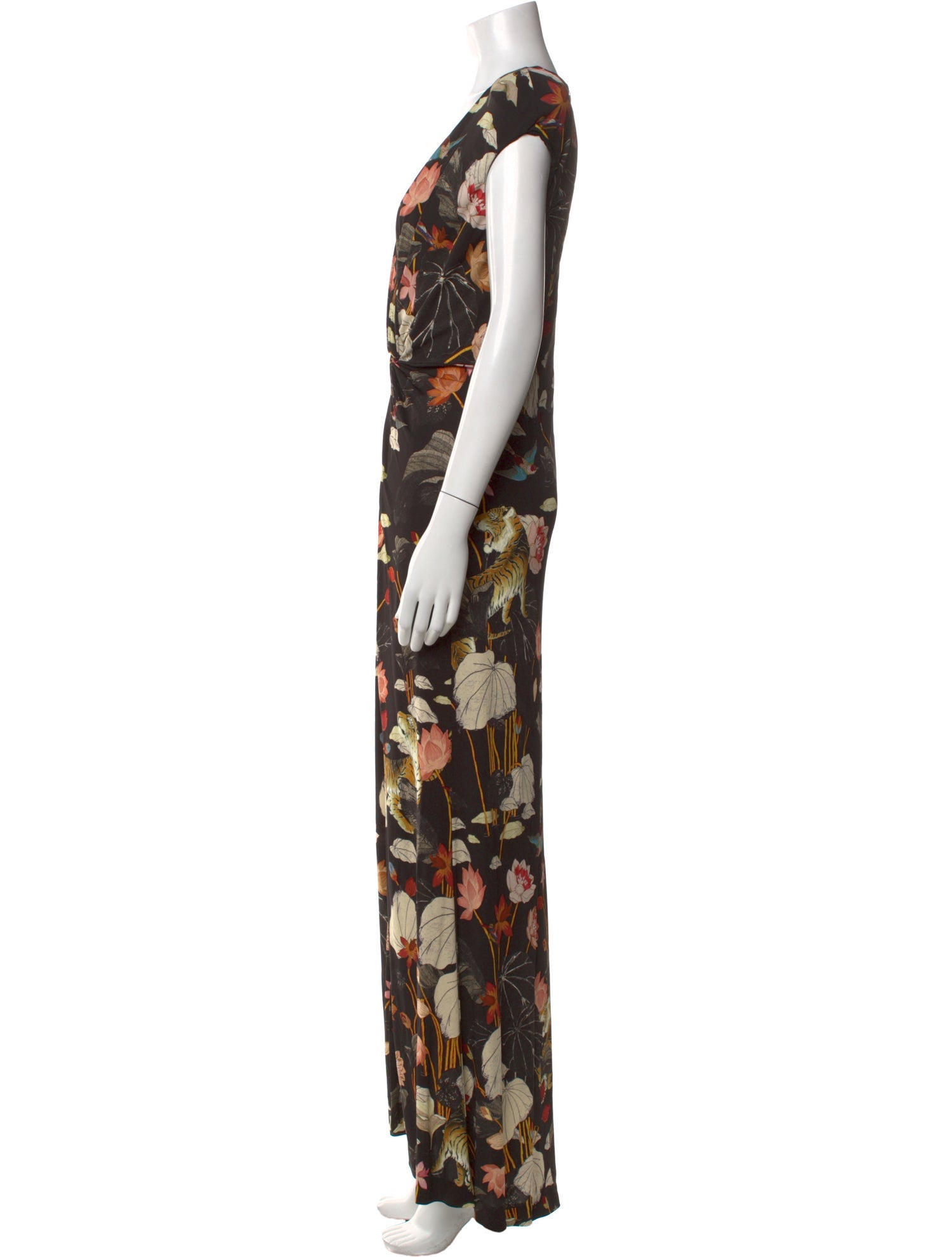 Etro Floral Print Long Dress