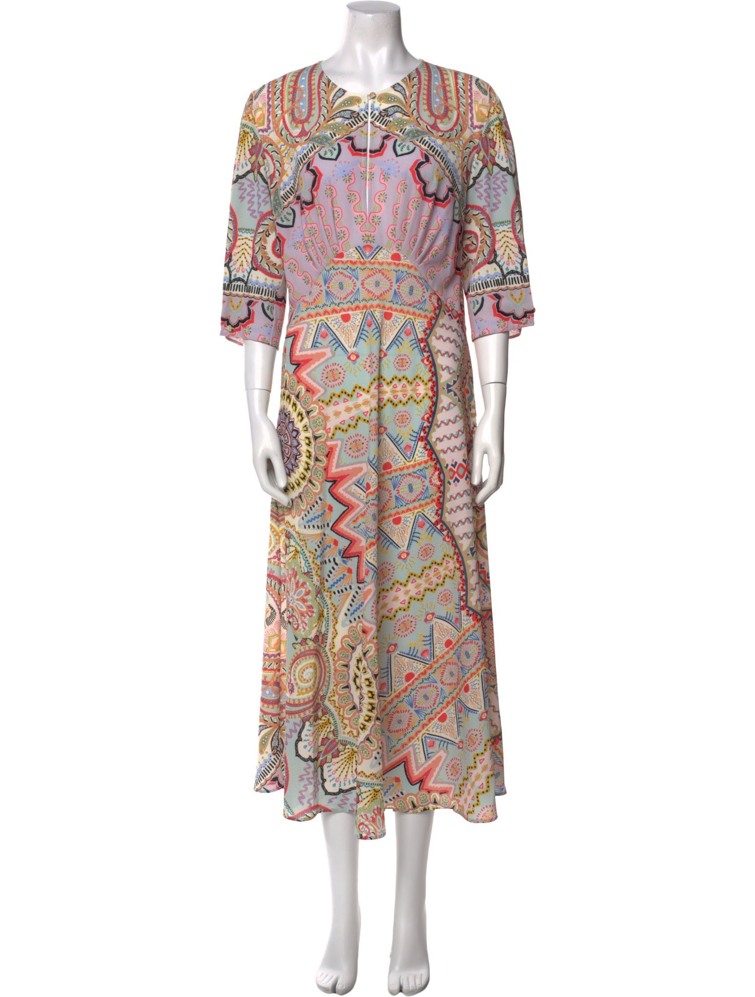 Etro Printed Midi Length Dress