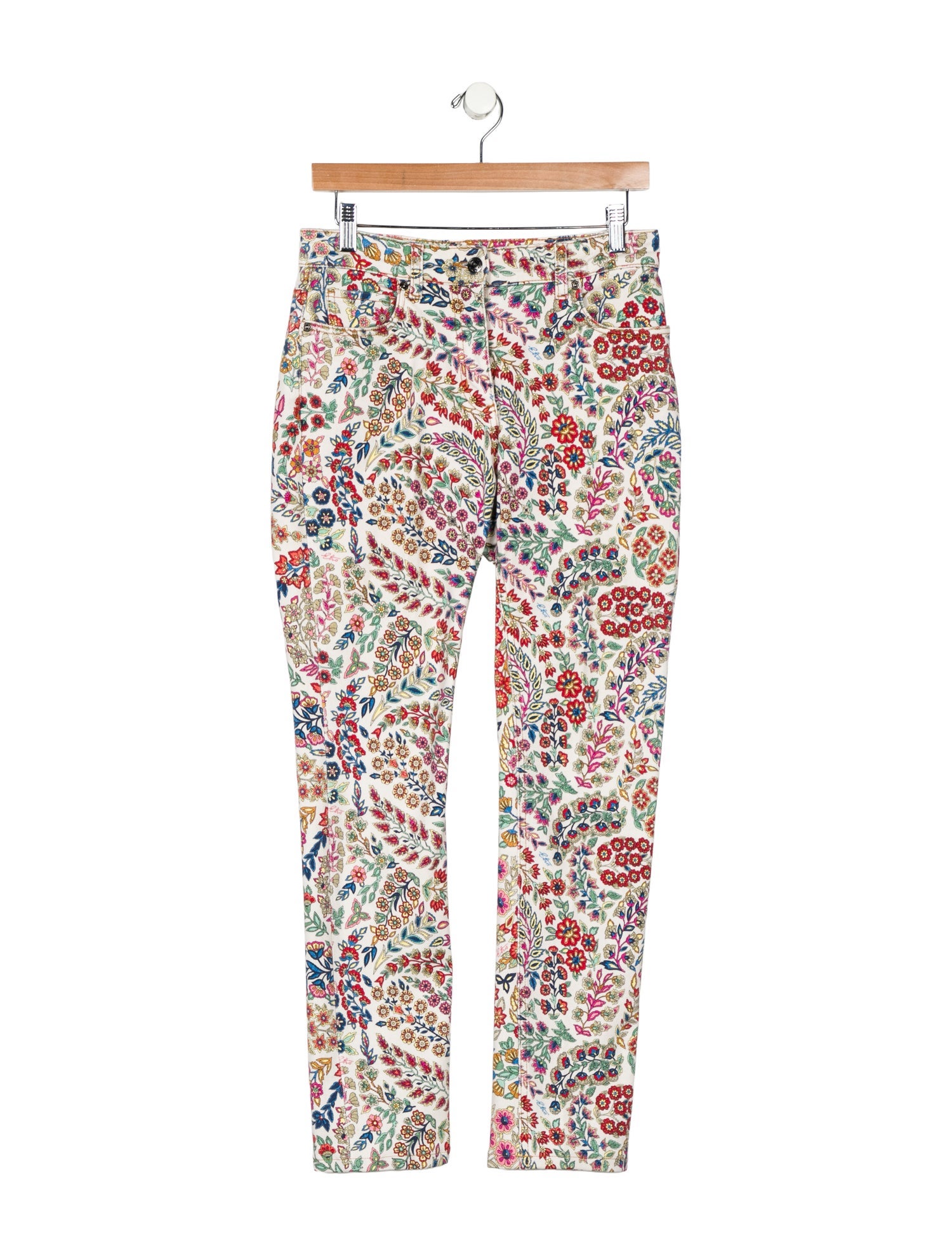 Etro Mid-Rise Straight Leg Jeans