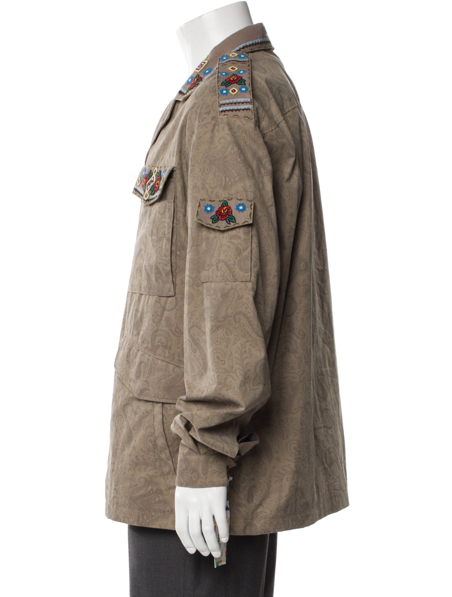 Etro Printed Utility Jacket w/ Tags