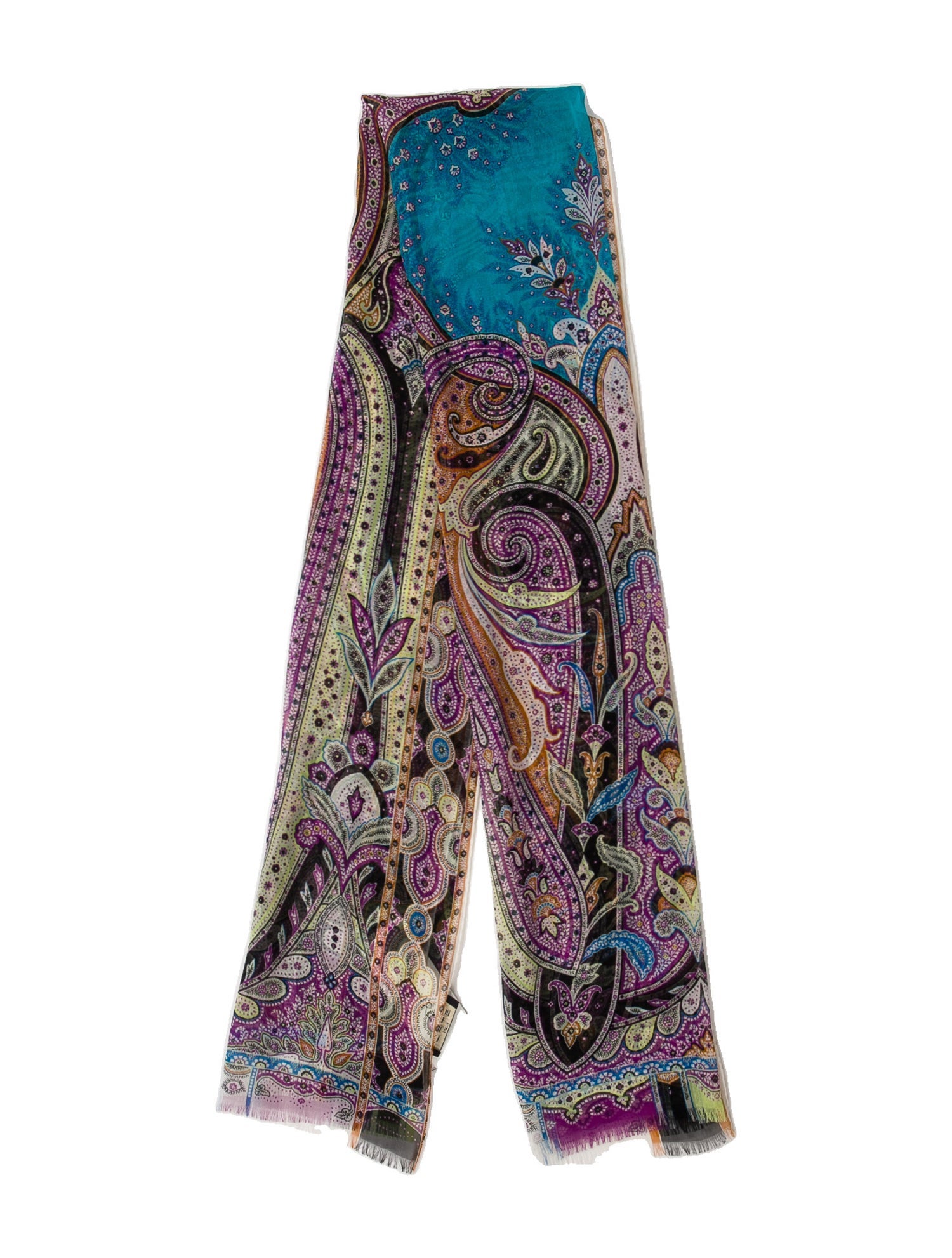 Etro Paisley Print Scarf