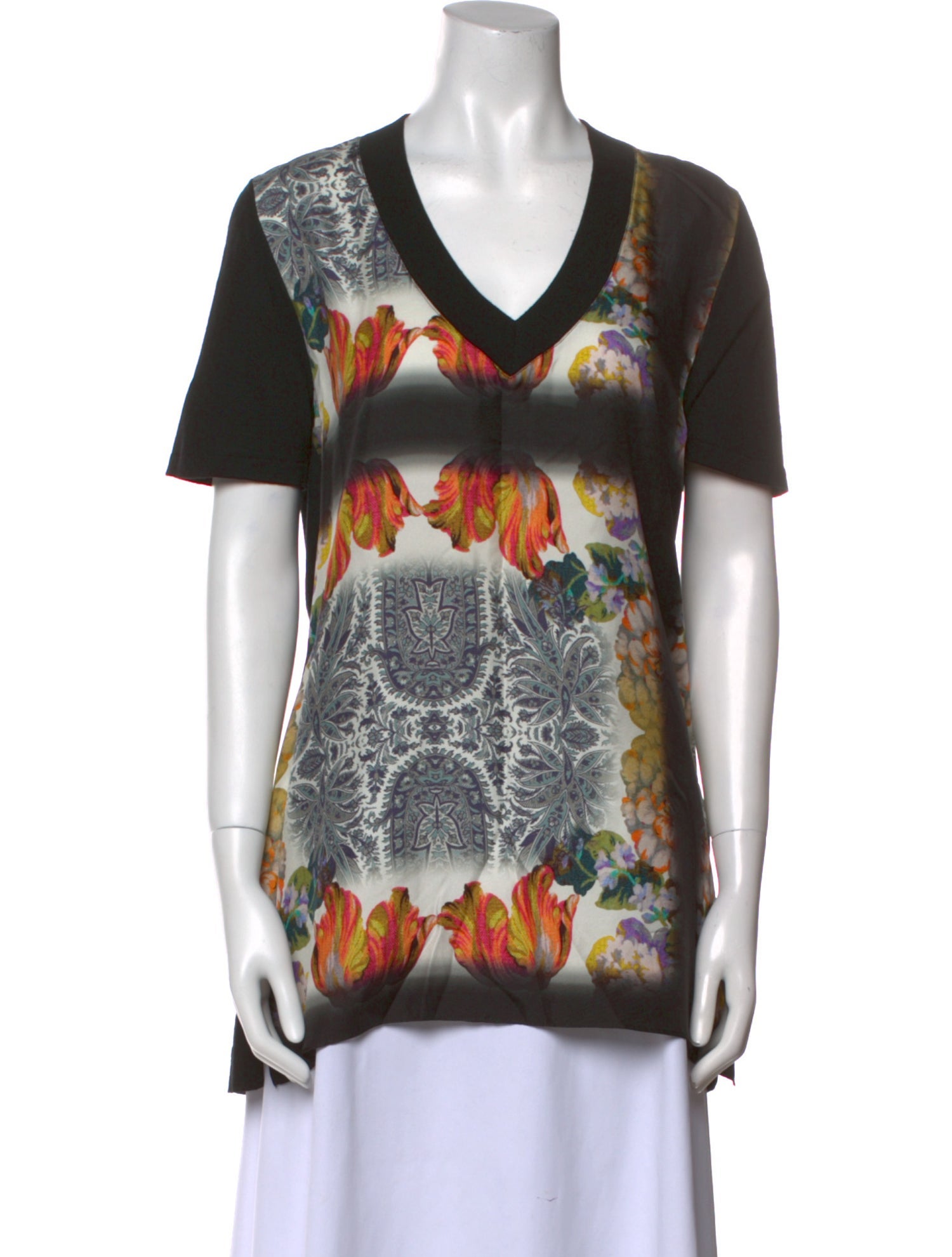 Etro Wool Graphic Print T-Shirt