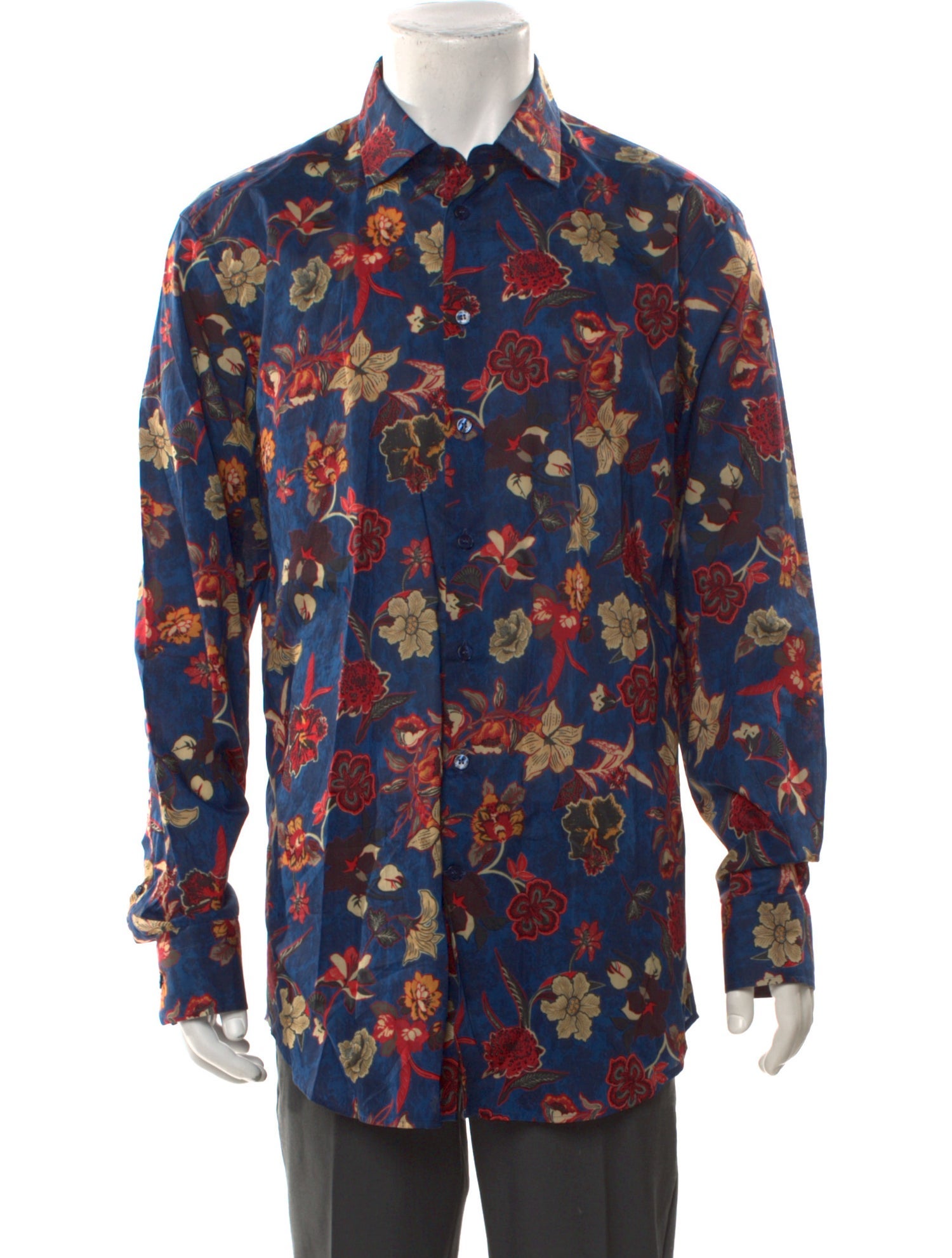 Etro Floral Print Long Sleeve Shirt