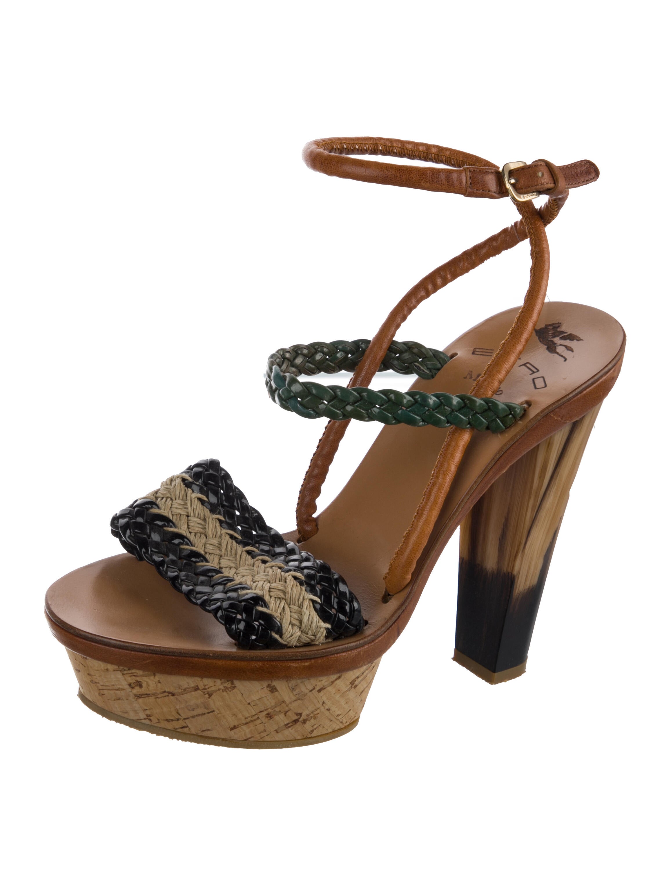 Etro Patent Leather Sandals