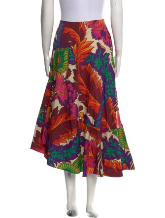 Etro Floral Print Midi Length Skirt