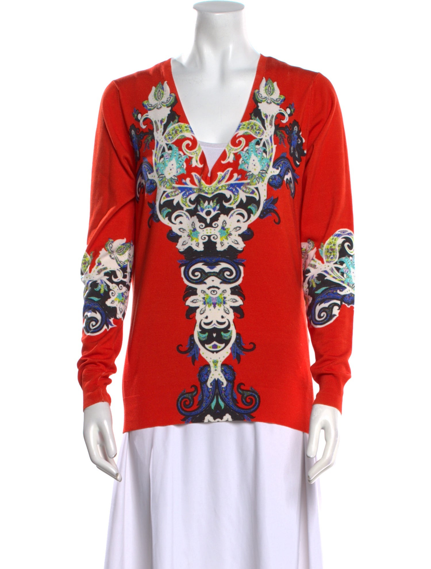 Etro Silk Printed Sweater