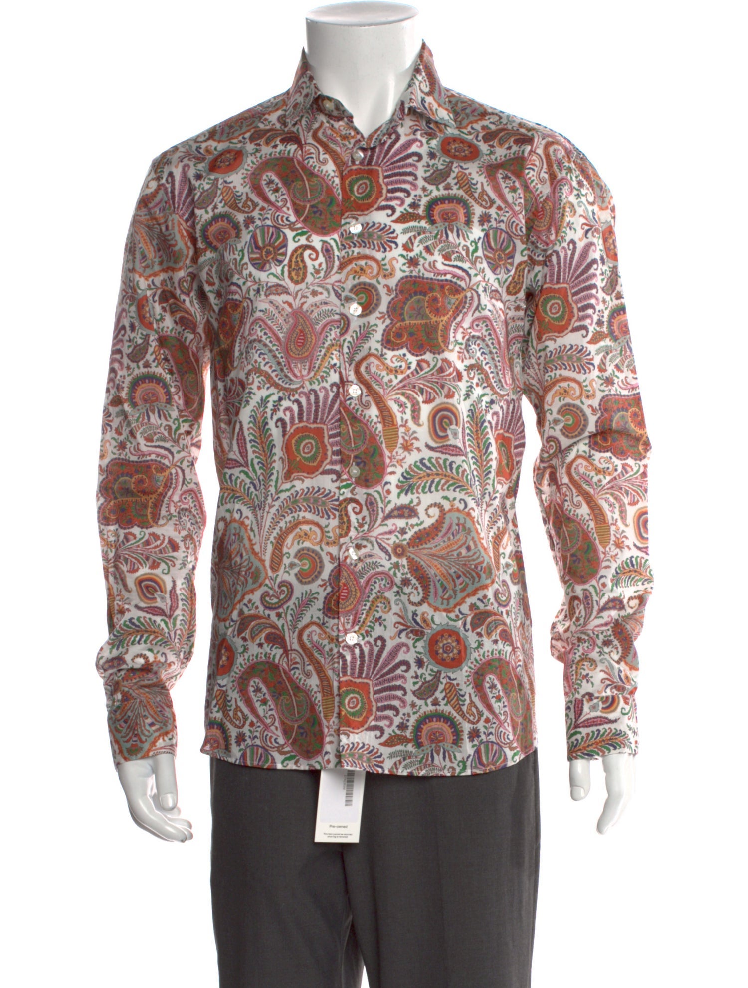 Etro Printed Long Sleeve Shirt
