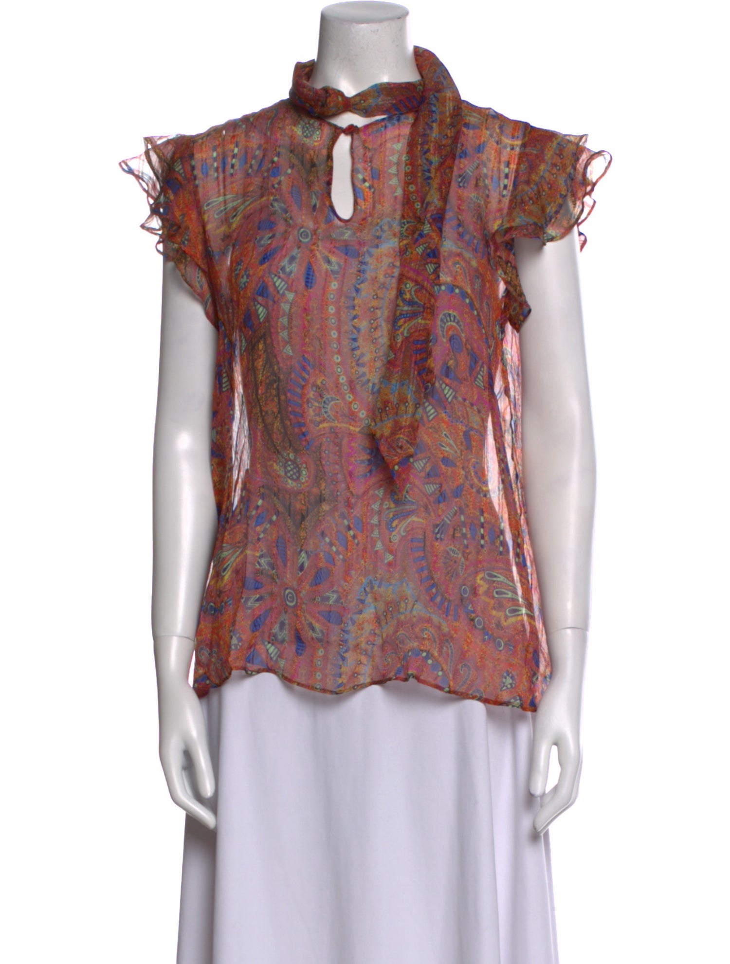 Etro Silk Printed Blouse w/ Tags