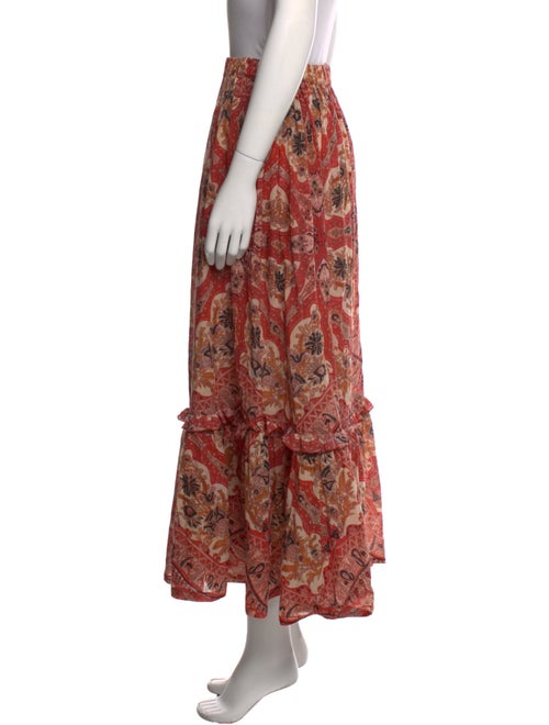 Etro Floral Print Midi Length Skirt