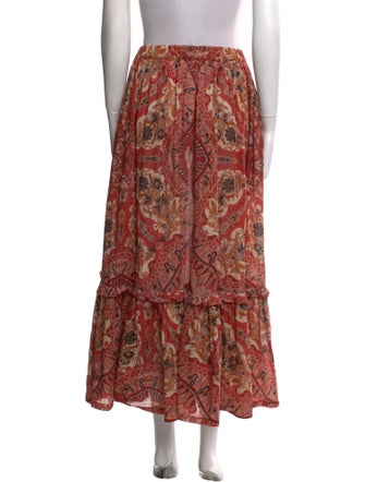 Etro Floral Print Midi Length Skirt