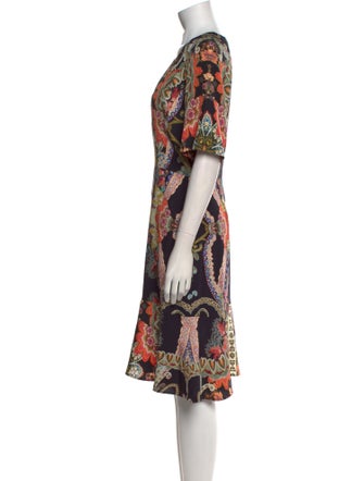 Etro Printed Knee-Length Dress