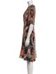 Etro Printed Knee-Length Dress