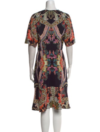 Etro Printed Knee-Length Dress