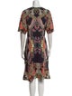 Etro Printed Knee-Length Dress