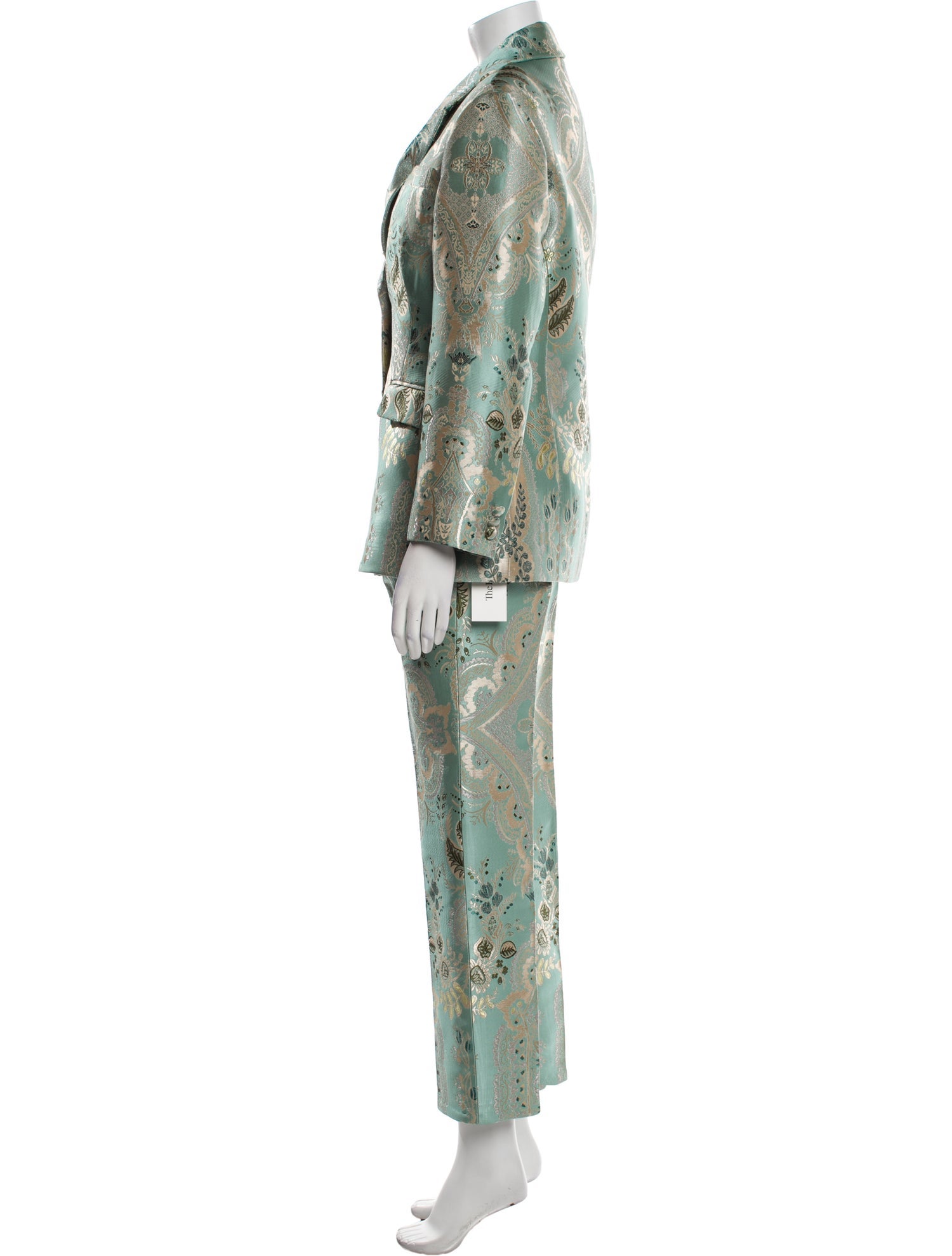 Etro Printed Glitter Accents Pantsuit