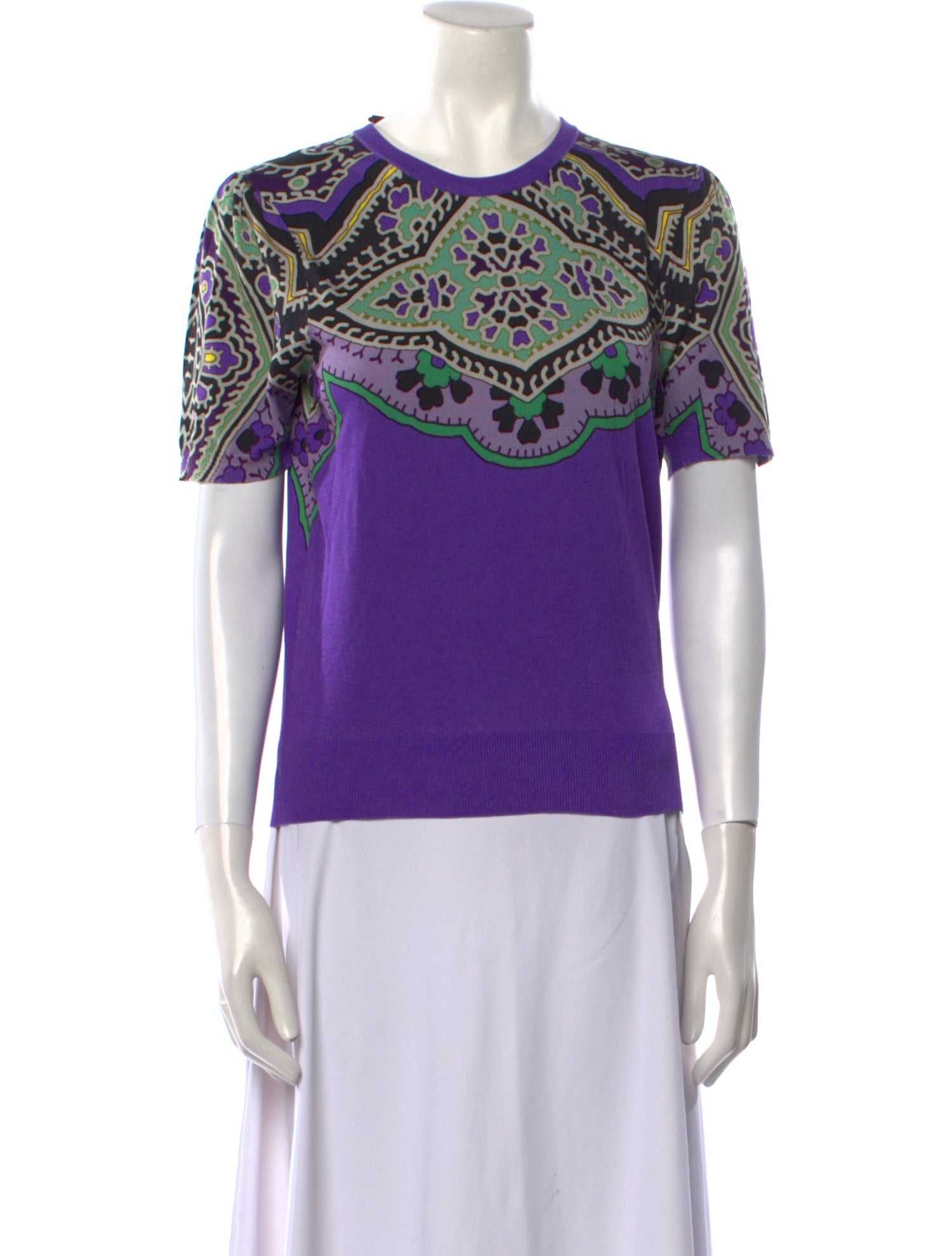 Etro Silk Printed Sweater w/ Tags