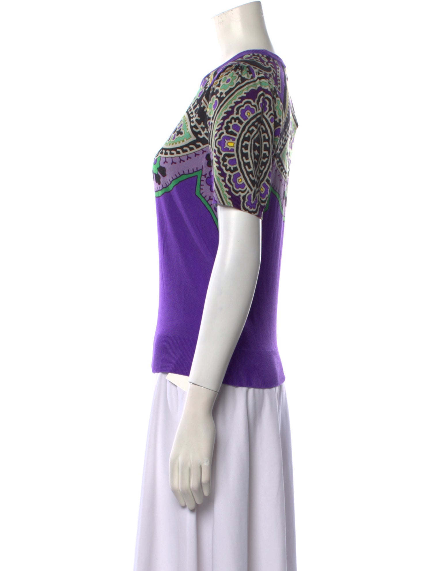 Etro Silk Printed Sweater w/ Tags