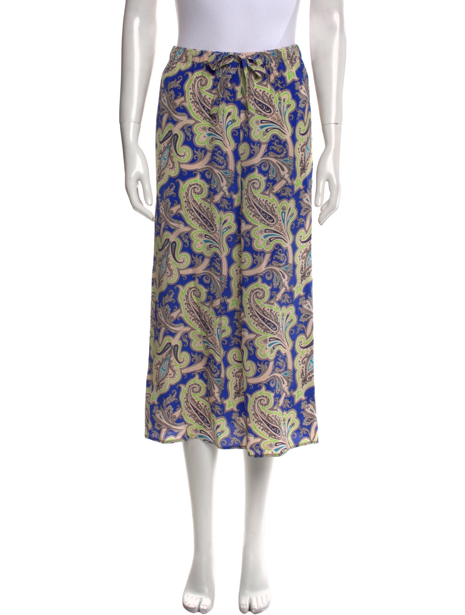 Etro Silk Knee-Length Skirt