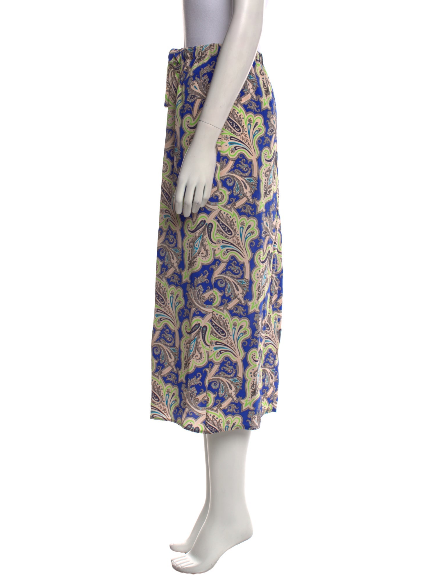 Etro Silk Knee-Length Skirt